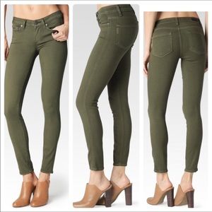 PAIGE | Jeans | Paige Olive Green Jeans 